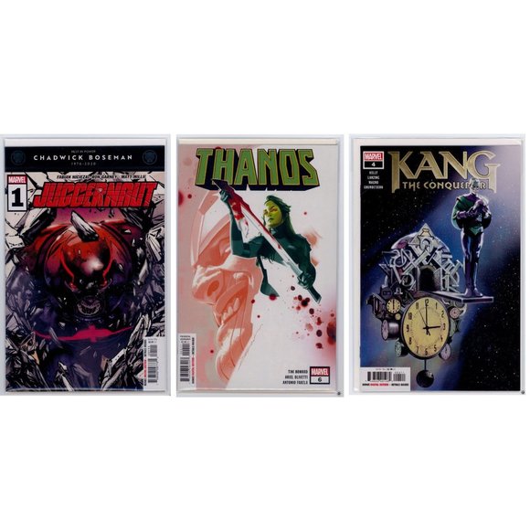 MARVEL MIX #1 - JUGGERNAUT 1, THANOS 6, & KANG 4, ALL HIGH GRADE, SEND TO CGC? - Picture 1 of 4